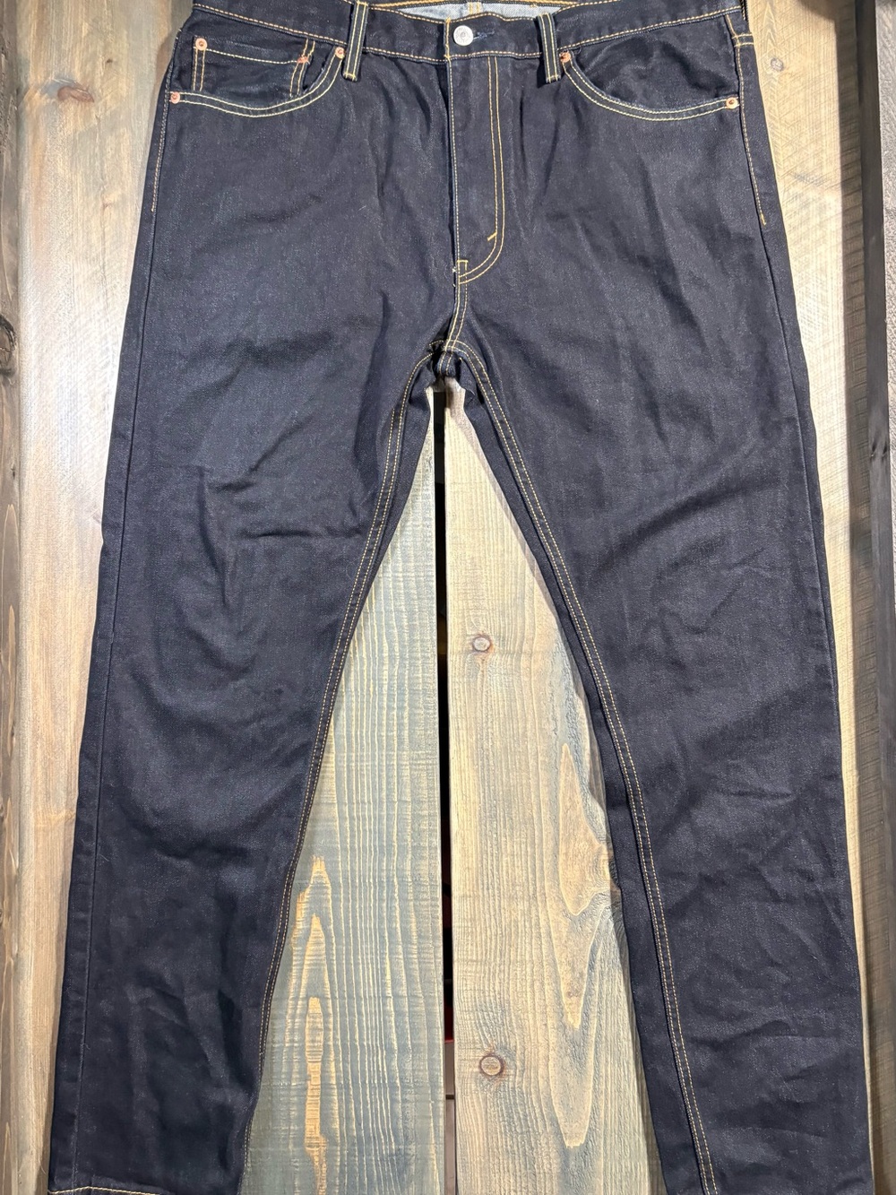 Levi's 512 Slim Taper Jeans - Dark Wash Indigo with Contrast Stitching